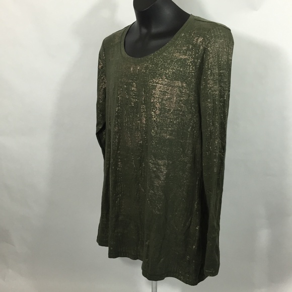 ana (a new approach) shinny long sleeve size S - Picture 5 of 8